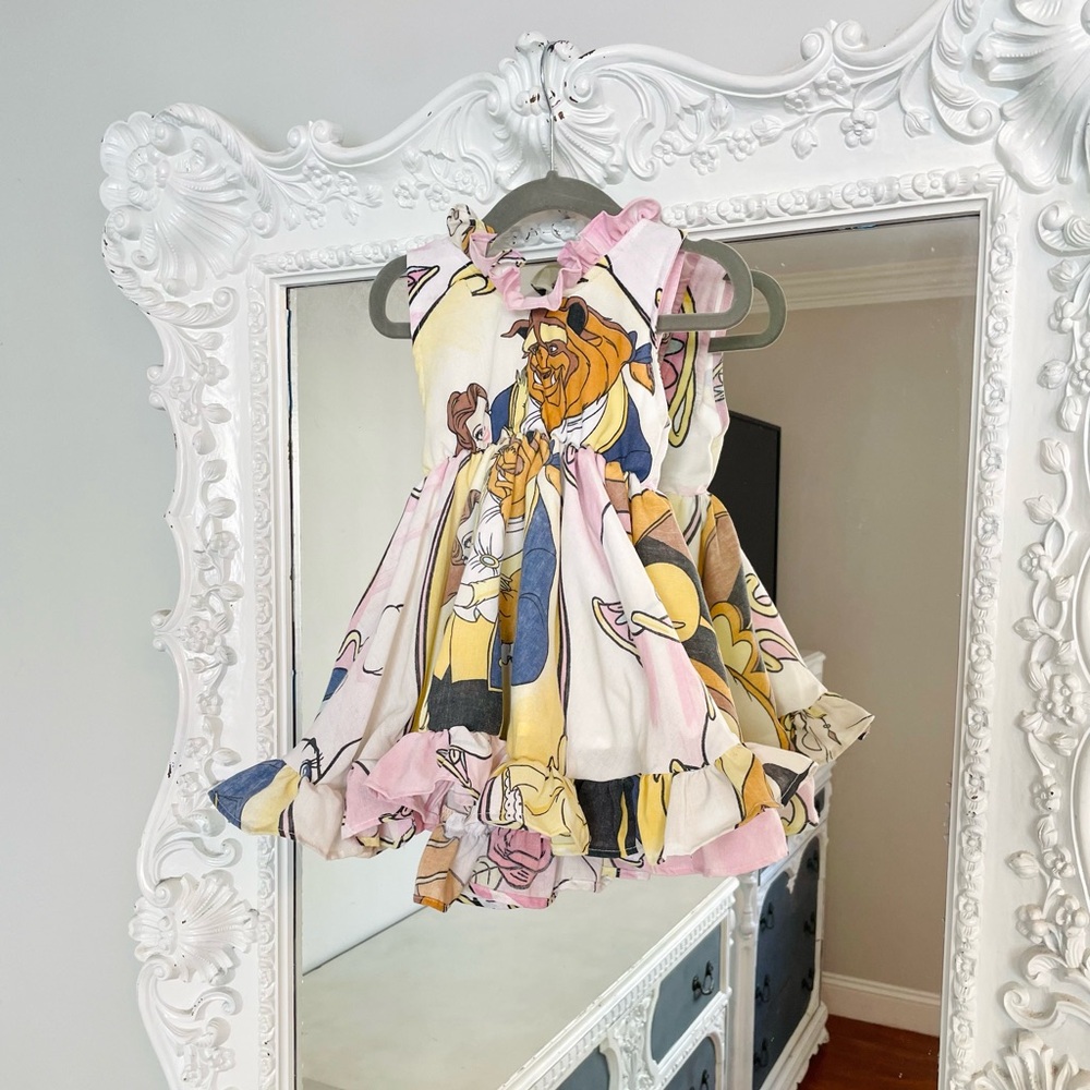 New York Couture One of a Kind Kids Beauty & the Beast Ruffle Dress